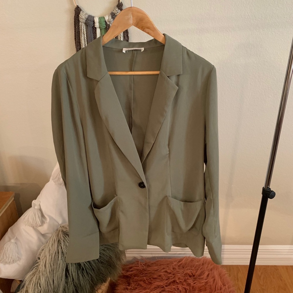 Green blazer